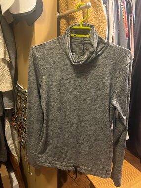 Nike Men's Gray Heather Turtleneck Sweater